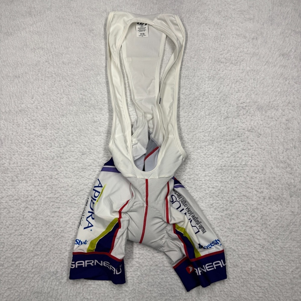 Louis Garneau Cycling Bib Shorts White Padded Men's Size XS